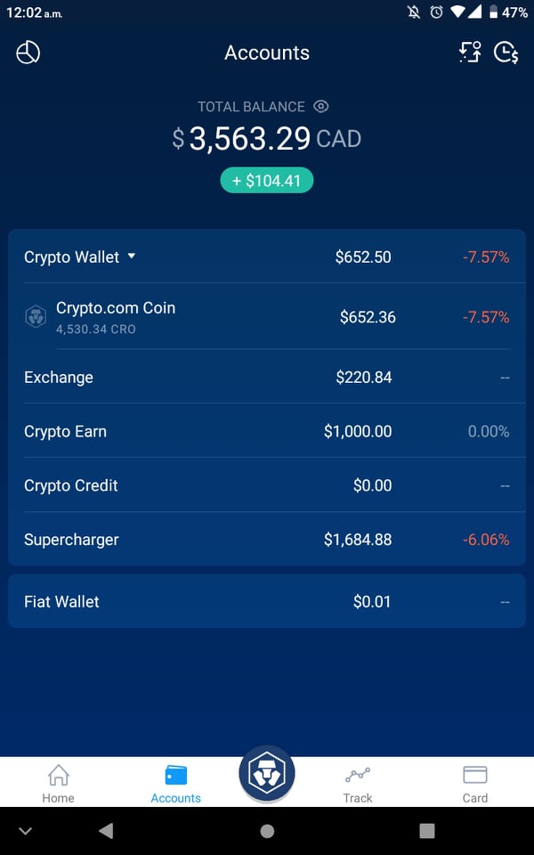 Crypto.com App Wallet