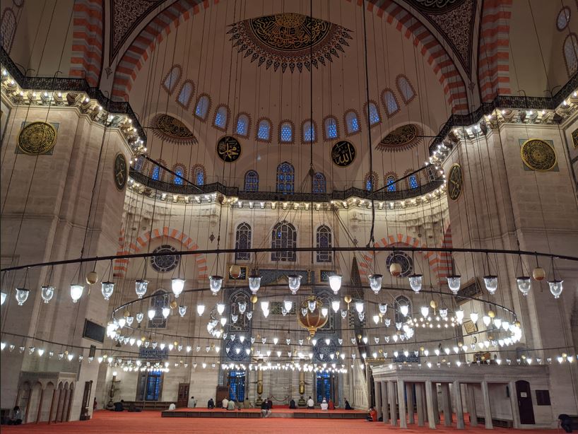Suleymaniye Mosque Interior, Istanbul