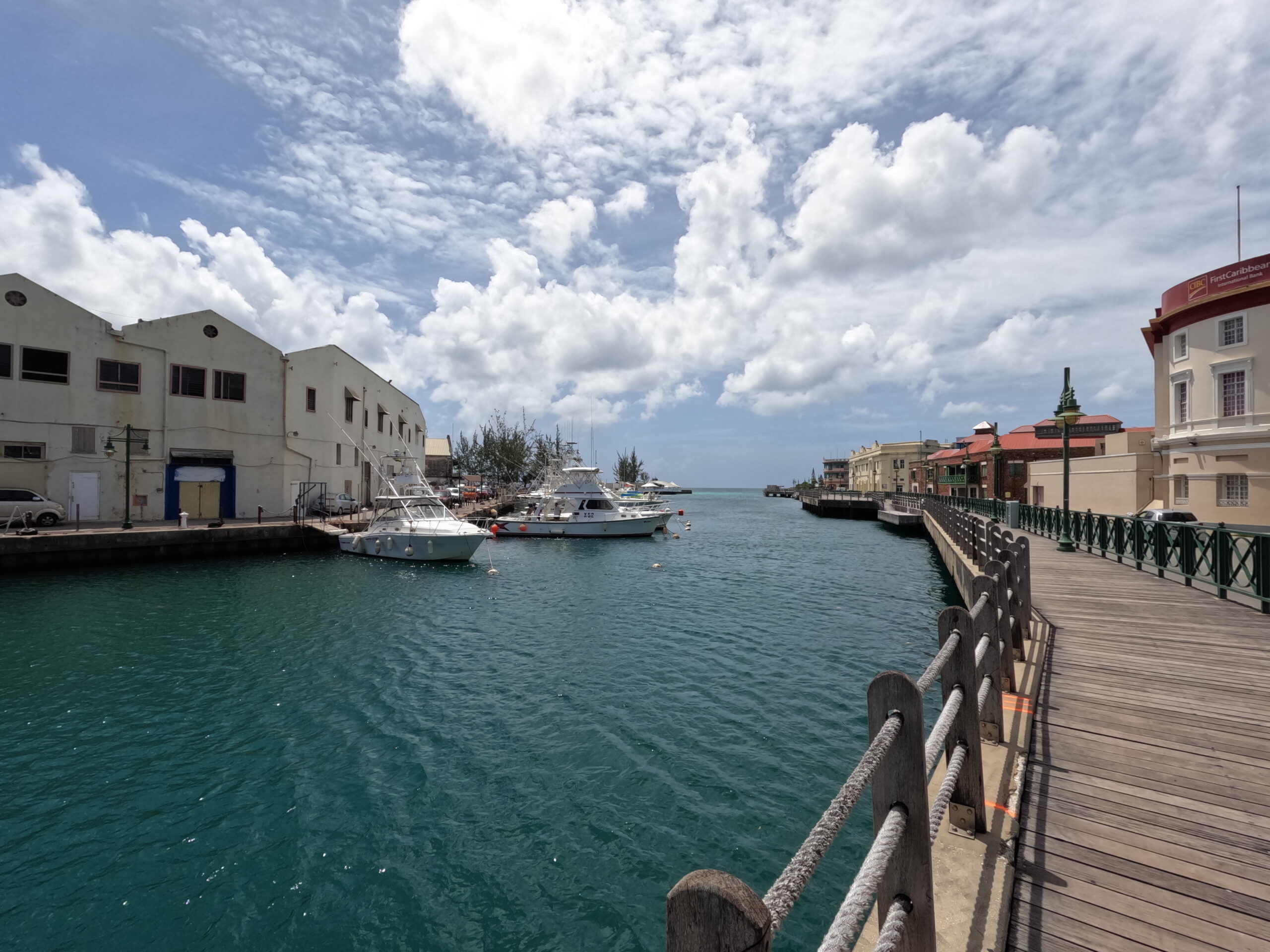 The walk in Bridgetown to Cruise takes about 15 minutes