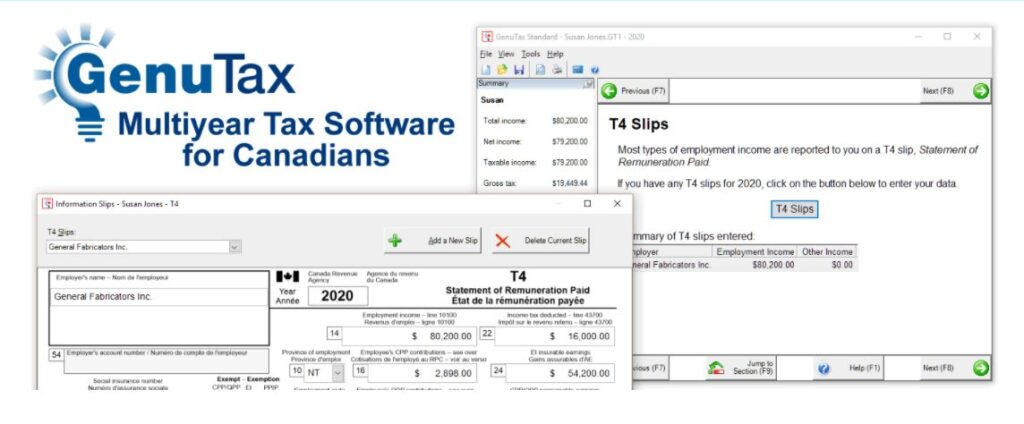 Best Free Income Tax Return Software in Canada for 2021 - GenuTax