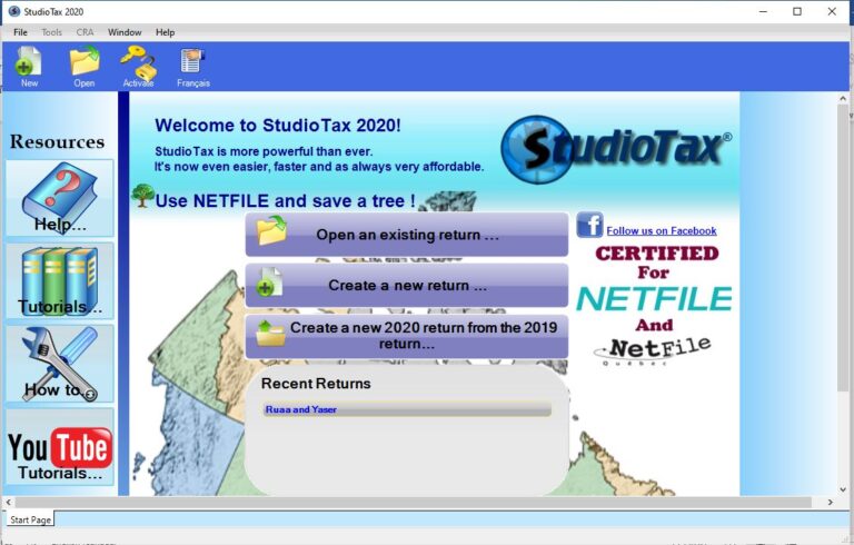 income tax return software free download