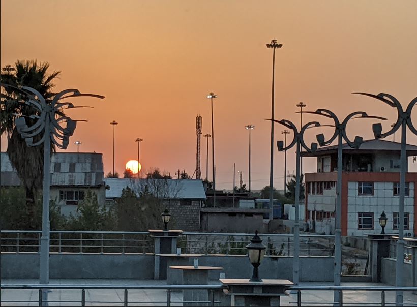 Sunset By Iraq - Turkey Border