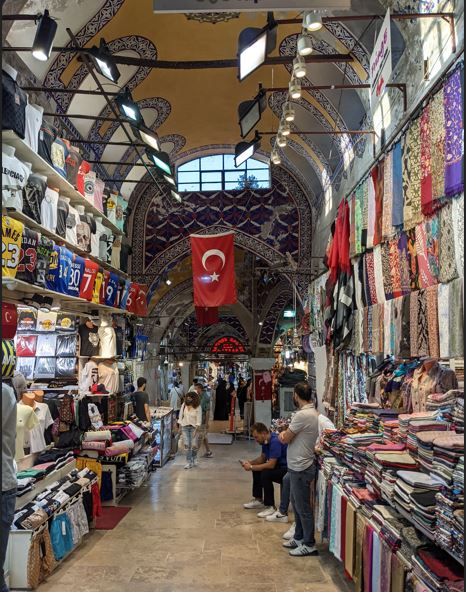Grand Bazaar Was Empty in Istanbul