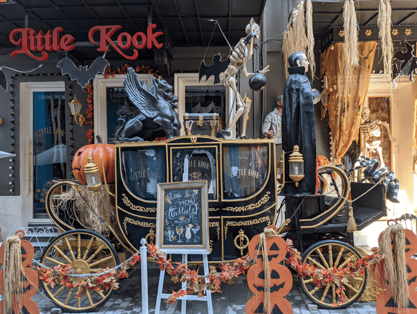 Halloween Preparation in Athens, Greece