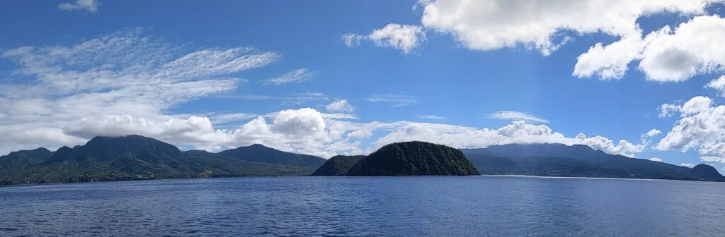 One Day Tour of Dominica - View of Dominica from the ferry