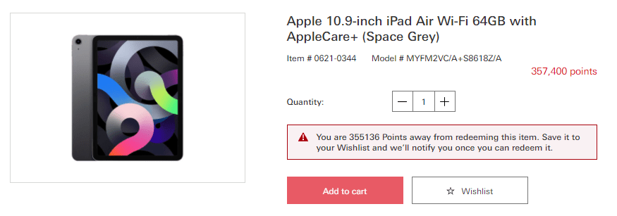 Apple 10.9-inch iPad Air Wi-Fi 64 GB with AppleCare+