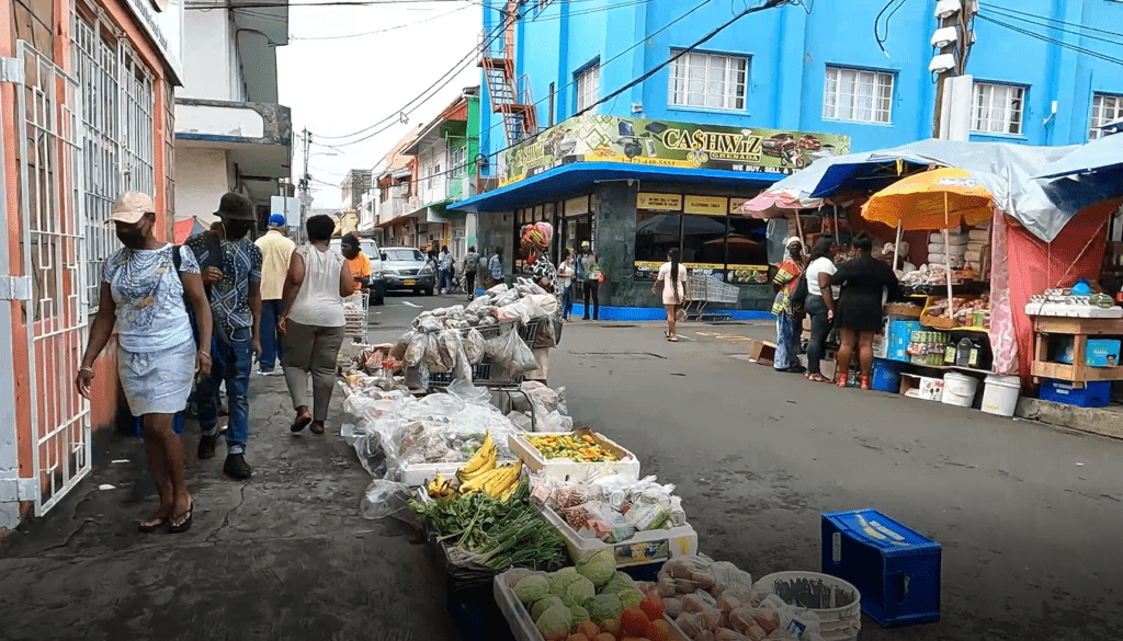 Fruit and Food Vendors in Saint George's, Grenada