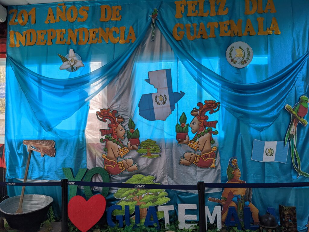 Inside Guatemala Immigration Office
