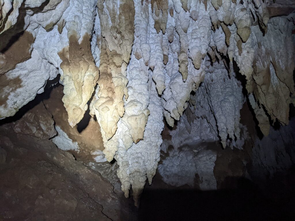 Inside St. Herman's Blue Hole National Cave, Belize