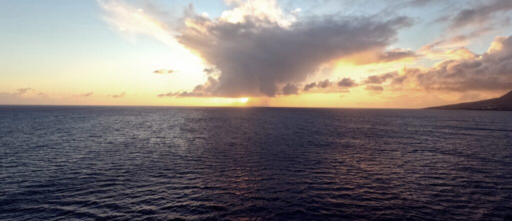 Sunset View Off St. Kitts and Nevis Island